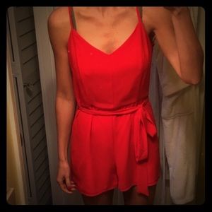 Gorgeous red romper